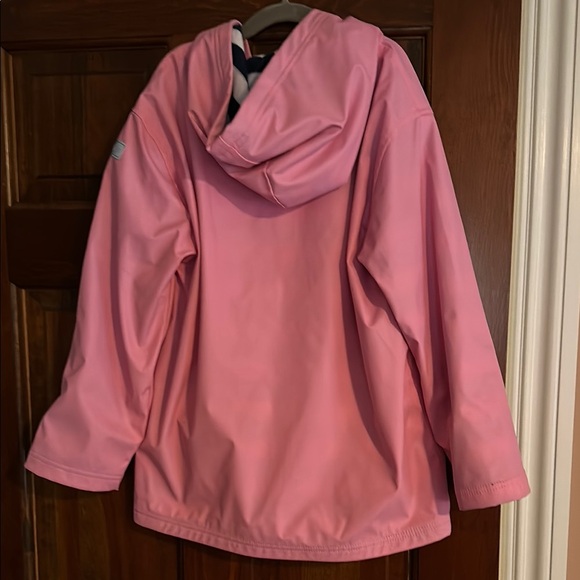 Girls Hatley Pink Rain Jacket — Size 10 - Picture 3 of 3